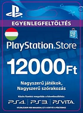 12000 HUF PlayStation Network Card HU
