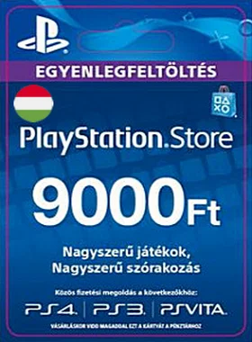 9000 HUF PlayStation Network Card HU