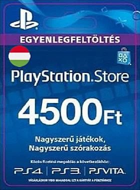 4500 HUF PlayStation Network Card HU
