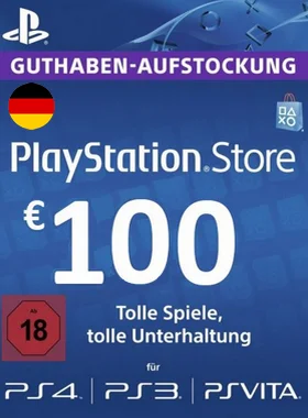 €100 PlayStation Network Card DE