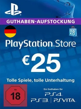 €25 PlayStation Network Card DE
