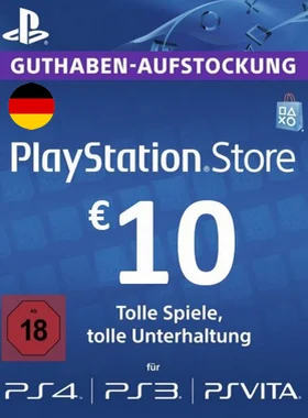 €10 PlayStation Network Card DE