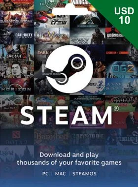 $10 Steam Wallet Card Bahrain